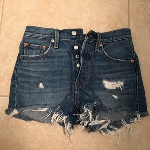 Levi 501 denim shorts